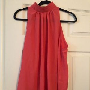 New York and Company High Collar Sleeveless Blouse